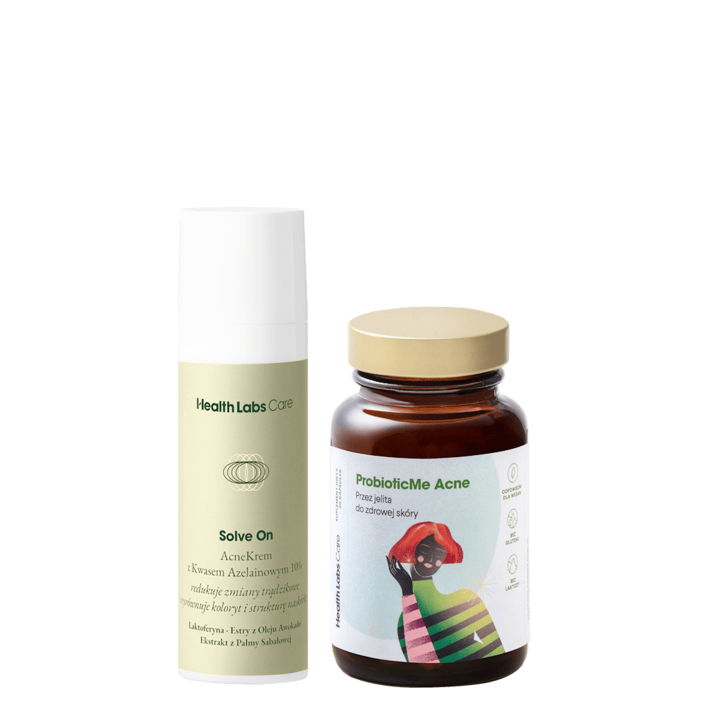 Podwójne wsparcie skóry trądzikowej