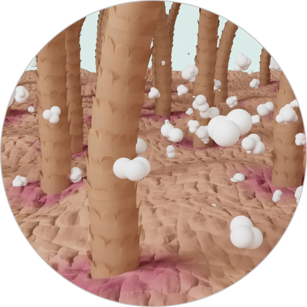 Infografika przetłuszczającej się skóry głowy