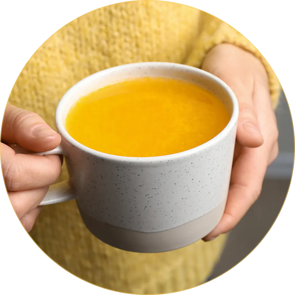 Napój na bazie kurkumy